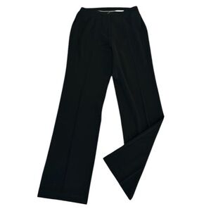 Peace of Cloth New York size 6 wide leg black dress pants business